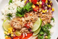Salsa Chicken and Rice Bowl Recipe