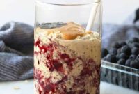 Peanut Butter and Jelly Overnight Oats Recipe