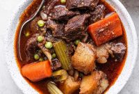 Hearty Instant Pot Beef Stew Recipe with Tender Meat and Veggies