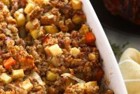 Sausage and Herb Stuffing Recipe for Holiday Feasts