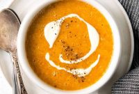 Creamy Roasted Butternut Squash Soup Recipe