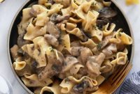 Creamy Vegetarian Mushroom Stroganoff Recipe