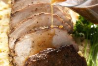 Slow Cooker Pork Loin Recipe with Garlic and Herbs