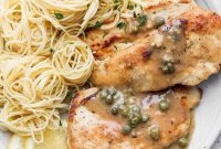 Chicken Piccata Recipe with Lemon Caper Sauce