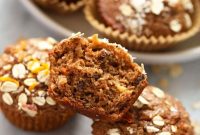 Morning Glory Muffins Recipe with Carrot, Apple and Coconut