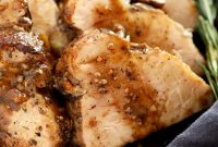 Juicy Oven-Roasted Pork Tenderloin with Garlic and Herbs