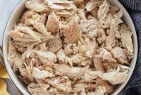 Quick Shredded Chicken Recipe for Tacos, Salads and Sandwiches