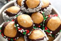 No-Bake Chocolate Peanut Butter Protein Buckeyes Recipe