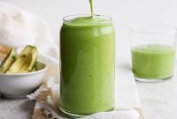 Creamy Avocado Smoothie Recipe with Banana and Spinach