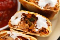 Chicken Burrito Recipe with Cilantro-Lime Rice