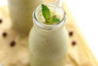 Creamy Mint Avocado and Banana Smoothie Recipe