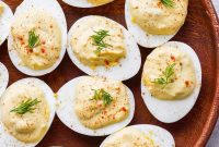 Classic Deviled Eggs Recipe with Creamy Tangy Filling