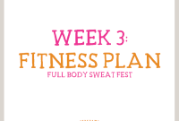 Summer Sweat Series Week 3: Full-Body Workout Plan