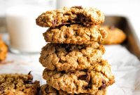 Chewy Peanut Butter Oatmeal Cookies Recipe
