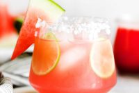 Refreshing Watermelon Margarita Cocktail Recipe