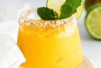 Frozen Mango Margarita Recipe with Tequila