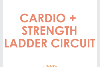 Summer Sweat Ladder Circuit: Cardio and Strength Workout