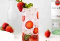 Strawberry Mojito Recipe with Fresh Mint