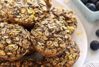 Lemon Blueberry Baked Oatmeal Cups Recipe