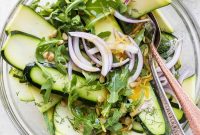 Refreshing Zucchini Salad with Lemon Vinaigrette