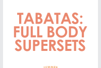 Full-Body Tabata Superset Workout
