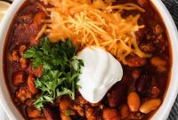 Hearty Instant Pot Beef and Bean Chili