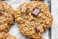 Chewy Almond Butter Cookies with Chocolate Chunks