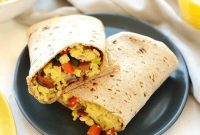 Bacon, Egg and Cheese Breakfast Burrito Recipe