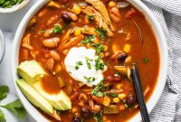 Crockpot Chicken Enchilada Soup Recipe