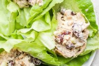 Leftover Turkey Salad with Cranberries, Apple, and Pecans