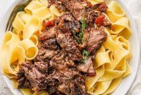 Slow Cooker Short Rib Ragu Recipe for Pasta