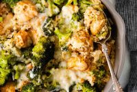 Creamy Stovetop Chicken, Broccoli and Rice Casserole