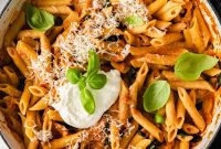 Creamy Whipped Ricotta Pasta with Roasted Tomatoes