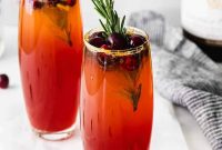 Cranberry Mimosa Recipe and New Year’s Cocktails
