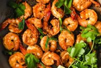 Garlic Butter Sauteed Shrimp with Lemon