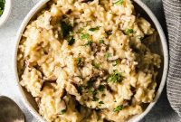 Creamy Instant Pot Mushroom Risotto Recipe