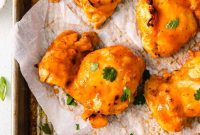 Oven-Baked Buffalo Boneless Chicken Thighs
