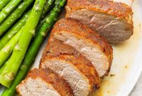 Crispy Air Fryer Pork Tenderloin with Garlic Herb Rub