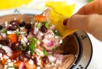 Smoky Mexican Black Bean Hummus Recipe with Lime and Cilantro