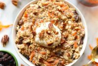 Creamy Carrot Cake Overnight Oats Recipe