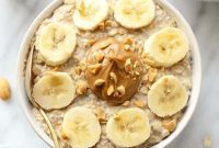 Creamy Peanut Butter Banana Overnight Oats
