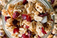 Homemade Coconut Cranberry Granola Recipe