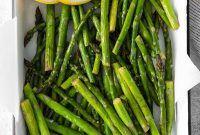 Crispy Air Fryer Asparagus with Lemon and Garlic