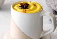 Creamy Golden Milk Latte with Turmeric and Ginger