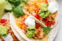 Crockpot Shredded Chicken Tacos Recipe