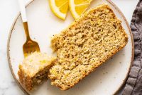 Moist Lemon Poppy Seed Loaf with Zesty Glaze