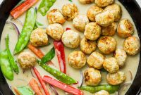 Thai Green Curry Chicken Meatballs
