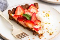 Strawberry Tart with Pistachio Graham Cracker Crust Recipe