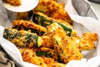 Crispy Air Fryer Zucchini Fries Recipe