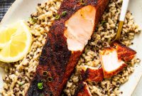 Cajun Blackened Salmon Recipe with Garlic Butter